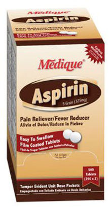 Picture of Pain Relief 325 mg Strength Aspirin Tablet 24 per Bottle11664