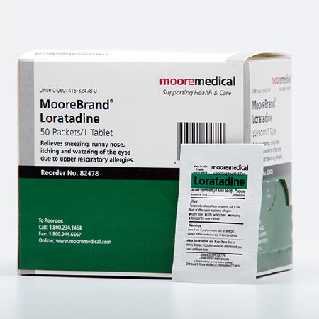 Picture of Allergy Relief McKesson 10 mg Strength Tablet 1 per Packet82478