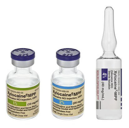 Picture of Xylocaine® - MPF Lidocaine HCl, Preservative Free 2%, 20 mg / mL Injection Single Dose Vial 5 mL63323049507