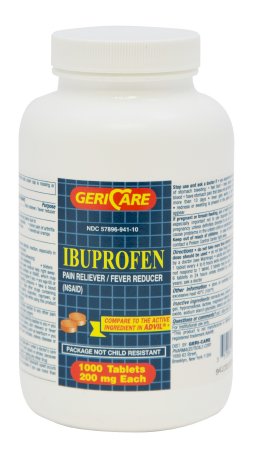 Picture of Pain Relief Geri-Care® 200 mg Strength Ibuprofen Tablet 1000 Per Bottle941-10-GCP
