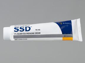 Picture of SSD™ Silver Sulfadiazine 1% Cream Tube 85 Gram43598021085