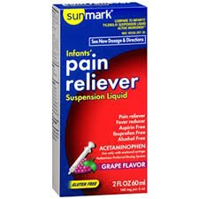 Picture of Children's Pain Relief sunmark® 160 mg / 5 mL Strength Acetaminophen Oral Suspension 4 oz.49348011934