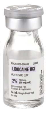 Picture of Lidocaine HCl, Preservative Free 2%, 20 mg / mL Injection Single Dose Vial 5 mL63323020805