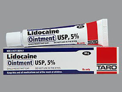 Picture of Lidocaine 5% Ointment Tube 30 Gram51672302002