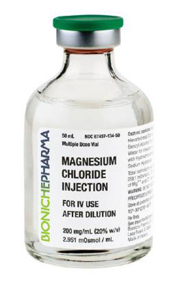 Picture of Magnesium Chloride 200 mg / mL Injection Multiple Dose Vial 50 mL67457013450