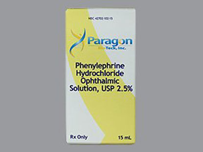 Picture of Paragon™ Phenylephrine HCl 2.5% Drops Dropper Bottle 15 mL42702010215