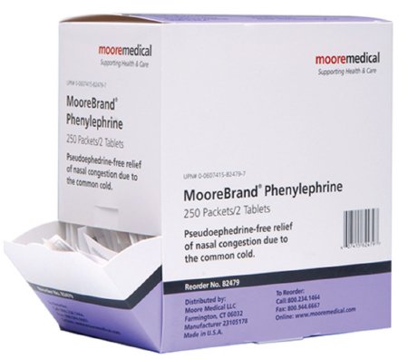 Picture of Sinus Relief McKesson Brand 5 mg Strength Tablet 2 per Pack82479