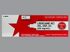 Picture of Lidocaine HCl, Preservative Free 2%, 20 mg / mL Injection Prefilled Syringe 5 mL76329339001
