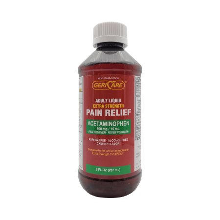 Picture of Pain Relief Geri-Care® 500 mg / 15 mL Strength Acetaminophen Liquid 8 oz.Q202-08-GCP