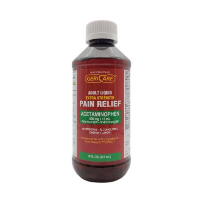 Picture of Pain Relief Geri-Care® 500 mg / 15 mL Strength Acetaminophen Liquid 8 oz.Q202-08-GCP