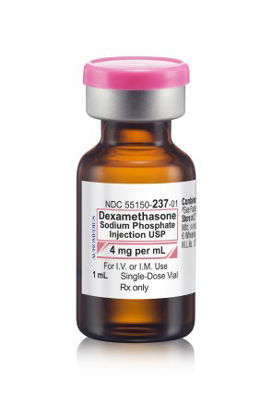 Picture of Dexamethasone Sodium Phosphate 4 mg / mL Injection Single Dose Vial 1 mL55150023701
