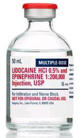 Picture of Lidocaine HCl / Epinephrine 0.5% - 1:200,000 Injection Multiple Dose Vial 50 mL00409317701