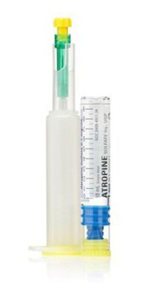 Picture of Atropine Sulfate, Preservative Free 0.1 mg / mL Injection Prefilled Syringe 10 mL Adult00409491134