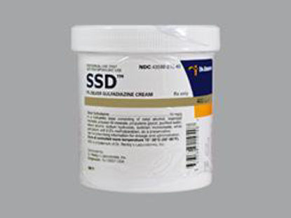 Picture of SSD™ Silver Sulfadiazine 1% Cream Jar 400 Gram43598021040