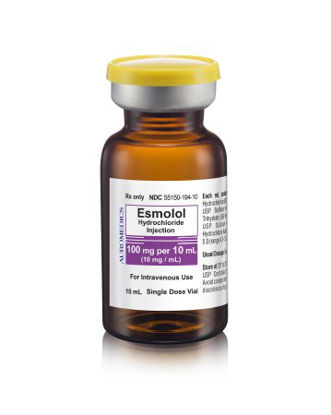 Picture of Esmolol HCl, Preservative Free 10 mg / mL Injection Single Dose Vial 10 mL55150019410