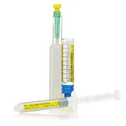 Picture of Replacement Preparation Calcium Chloride, Preservative Free 10%, 100 mg / mL Injection Prefilled Syringe 10 mL00409163110