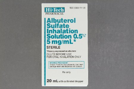 Picture of Albuterol Sulfate 0.5%, 5 mg / mL Solution Bottle 20 mL50383074120