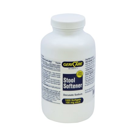 Picture of Stool Softener Geri-Care® Softgel 1,000 per Bottle 100 mg Strength Docusate Sodium401-10-GCP