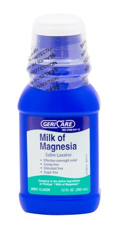 Picture of Laxative Milk of Magnesia Mint Flavor Liquid 12 oz. Magnesium HydroxideQ-647-12