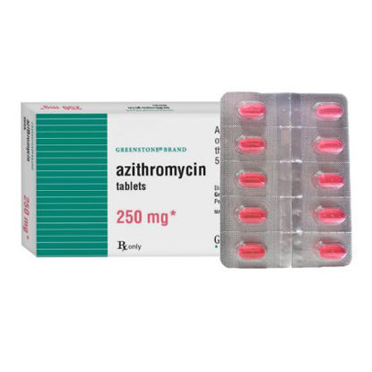 Picture of Azithromycin 250 mg Tablet Blister Pack 18 Tablets59762219803
