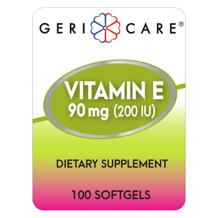 Picture of Vitamin Supplement Geri-Care Vitamin E 200 IU Strength Softgel 100 per Bottle751-01-GCP
