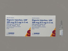 Picture of Digoxin 250 mcg / mL Injection Ampule 2 mL00781305995