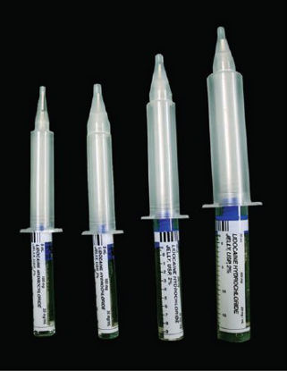 Picture of URO-Jet® Lidocaine HCl, Preservative Free 2%, 20 mg / mL Jelly Prefilled Syringe 5 mL76329301205