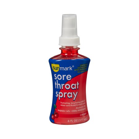 Picture of Sore Throat Relief sunmark® 1.4% Strength Oral Spray 6 oz.49348099136