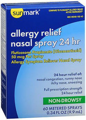 Picture of Allergy Relief sunmark® 50 mcg Strength Nasal Spray 0.34 oz.49348018243
