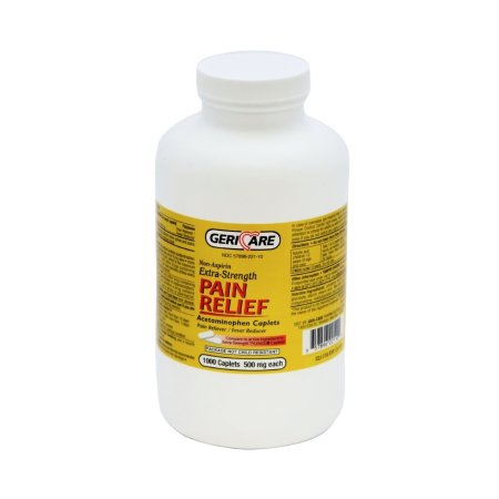 Picture of Pain Relief Geri-Care® 500 mg Strength Acetaminophen Caplet 1,000 per Bottle221-10-GCP