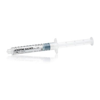 Picture of Atropine Sulfate, Preservative Free 0.1 mg / mL Injection Prefilled Syringe 10 mL Adult00409163010