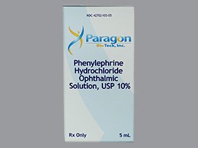 Picture of Paragon™ Phenylephrine HCl 10% Drops Dropper Bottle 5 mL42702010305