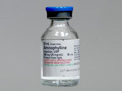 Picture of Aminophylline 25 mg / mL Injection Single Dose Vial 10 mL00409592101