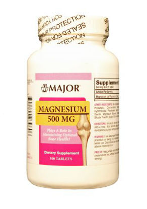 Picture of Mineral Supplement Major® Magnesium Chloride 500 mg Strength Tablet 100 per Bottle00904423960