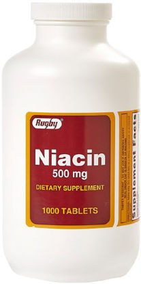 Picture of Dietary Supplement Major® Vitamin B3 / Vitamin B 500 mg Strength Tablet 100 per Bottle00904227260