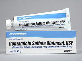 Picture of Gentamicin Sulfate 0.1% Ointment Tube 15 Gram45802004635