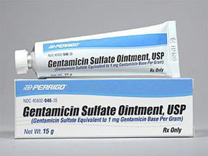 Picture of Gentamicin Sulfate 0.1% Ointment Tube 15 Gram45802004635