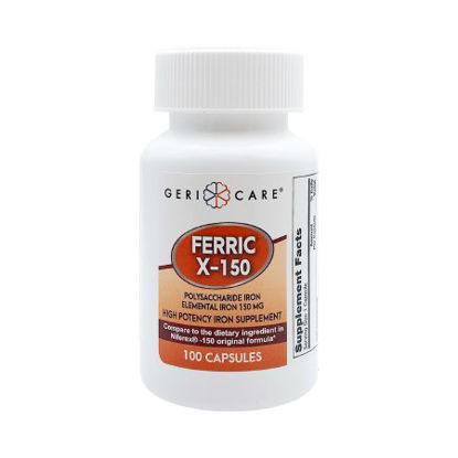 Picture of Mineral Supplement Geri-Care Iron 150 mg Strength Capsule 100 per Bottle777-01-GCP