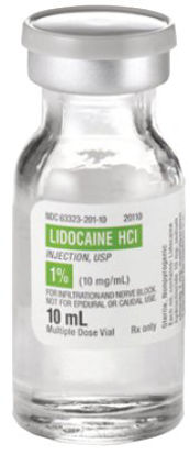 Picture of Lidocaine HCl 1%, 10 mg / mL Injection Multiple Dose Vial 10 mL63323020110