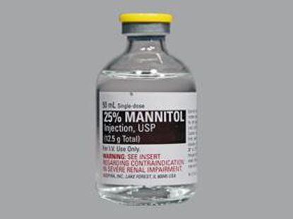 Picture of Mannitol, Preservative Free 25% Injection Single Dose Vial 50 mL00409403101