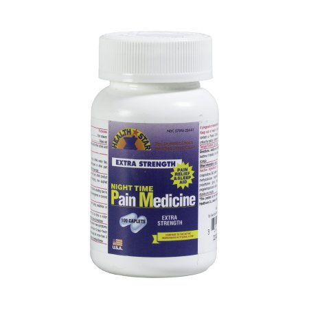 Picture of Allergy Relief Night Time Pain 500 mg Strength Caplet 100 per Bottle224-01-HST