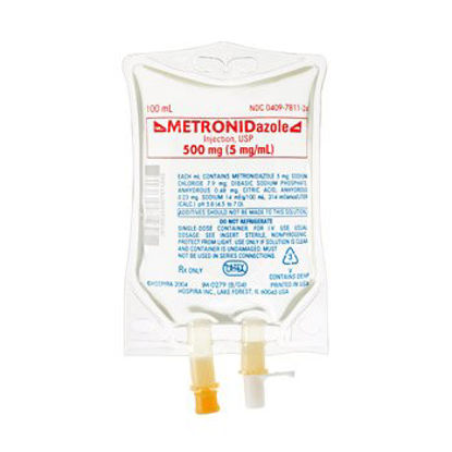 Picture of Metronidazole / Sodium Chloride 5 mg / mL Injection Flexible Bag 100 mL00409781124