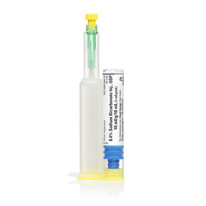 Picture of Sodium Bicarbonate, Preservative Free 8.4%, 1 mEq / mL Injection Prefilled Syringe 10 mL00409490014