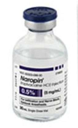 Picture of Naropin® Ropivacaine HCl, Preservative Free 0.5%, 5 mg / mL Injection Ampule 20 mL63323028620