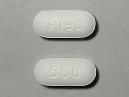 Picture of Naproxen 500 mg Tablet Bottle 100 Tablets68462019001