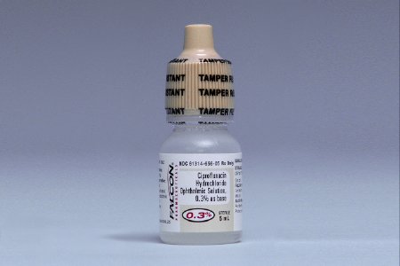 Picture of Ciprofloxacin HCl 0.3% Drops Bottle 5 mL61314065605