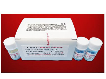 Picture of Calibrator Apolipoprotein A1 / B (APO A1 & B) R1: 1 X 1 mL, R2: 2 X 2 mL For In Vitro DiagnosticKAI-008C