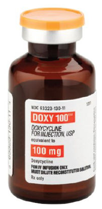 Picture of Doxy 100™ Doxycycline Hyclate, Preservative Free 100 mg Injection Single Dose Vial 20 mL63323013011
