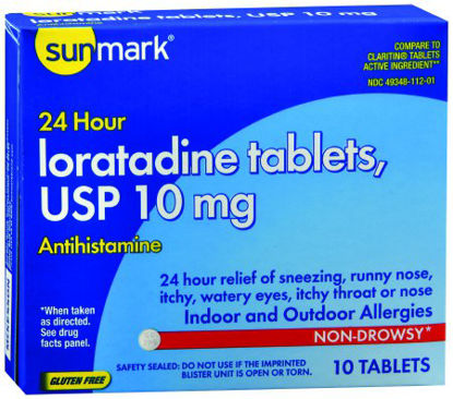 Picture of Allergy Relief sunmark® 10 mg Strength Tablet 10 per Box49348081801
