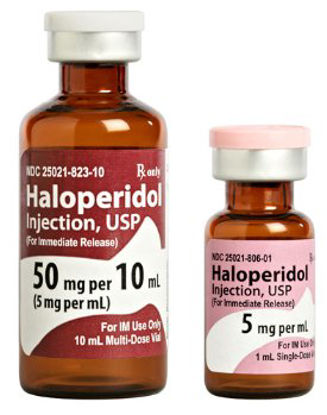 Picture of Haloperidol Lactate 5 mg / mL Injection Single Dose Vial 1 mL25021080601